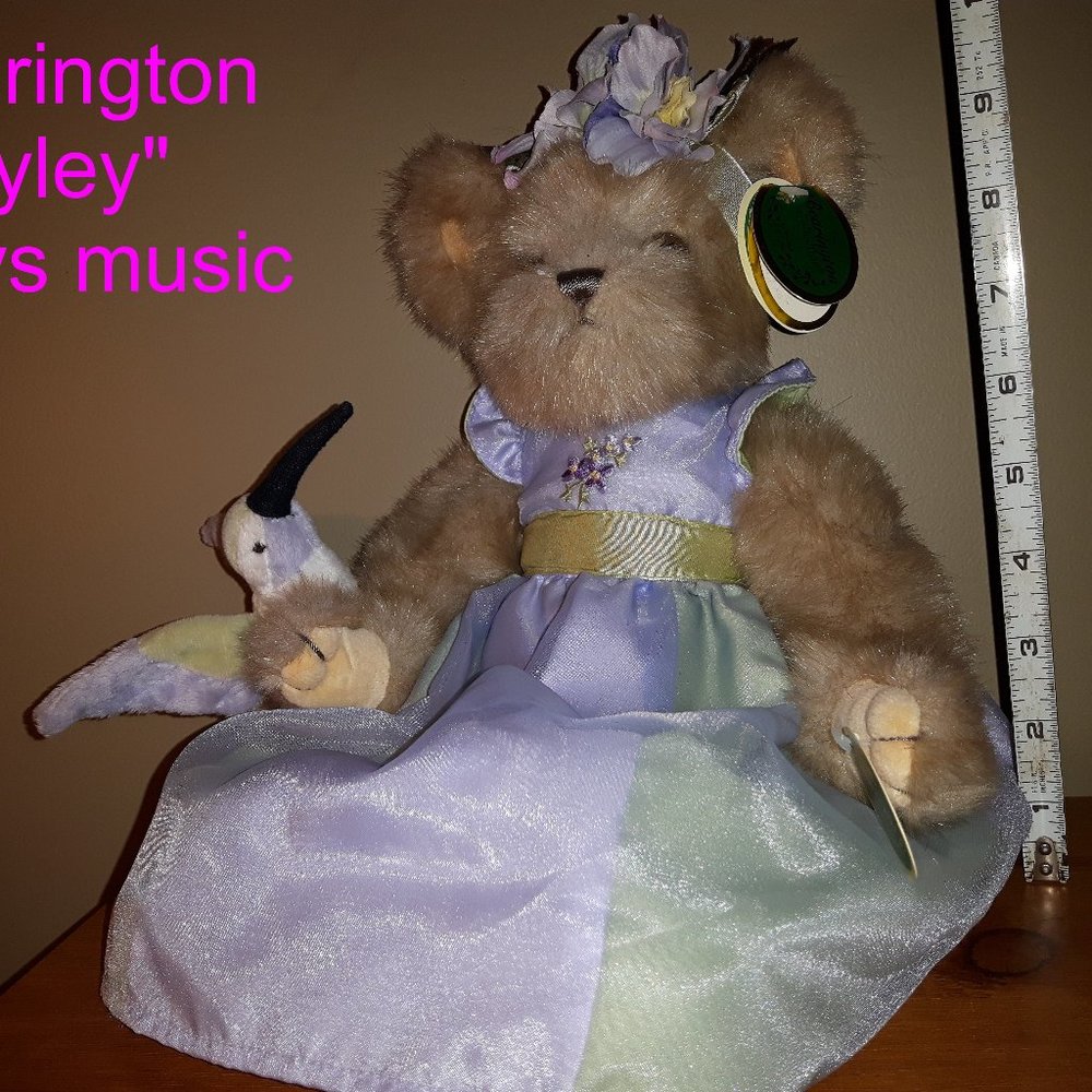 Bearington Bears - Hayle with Hummingbird, musical teddy bear